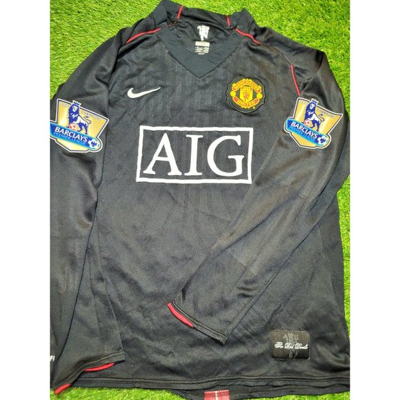 Cristiano Ronaldo Nike Manchester United 2007 2008 Away Soccer Jersey M - Picture 2 of 10